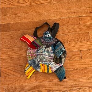 Multicolor Turtle-Shaped Backpack